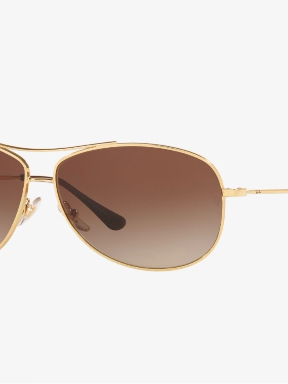 Ray Ban Gold Frame Brown Lens Aviator Sunglasses